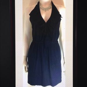 💋Nanette Lepore Oonagh Bryan Ruffle Halter Dress